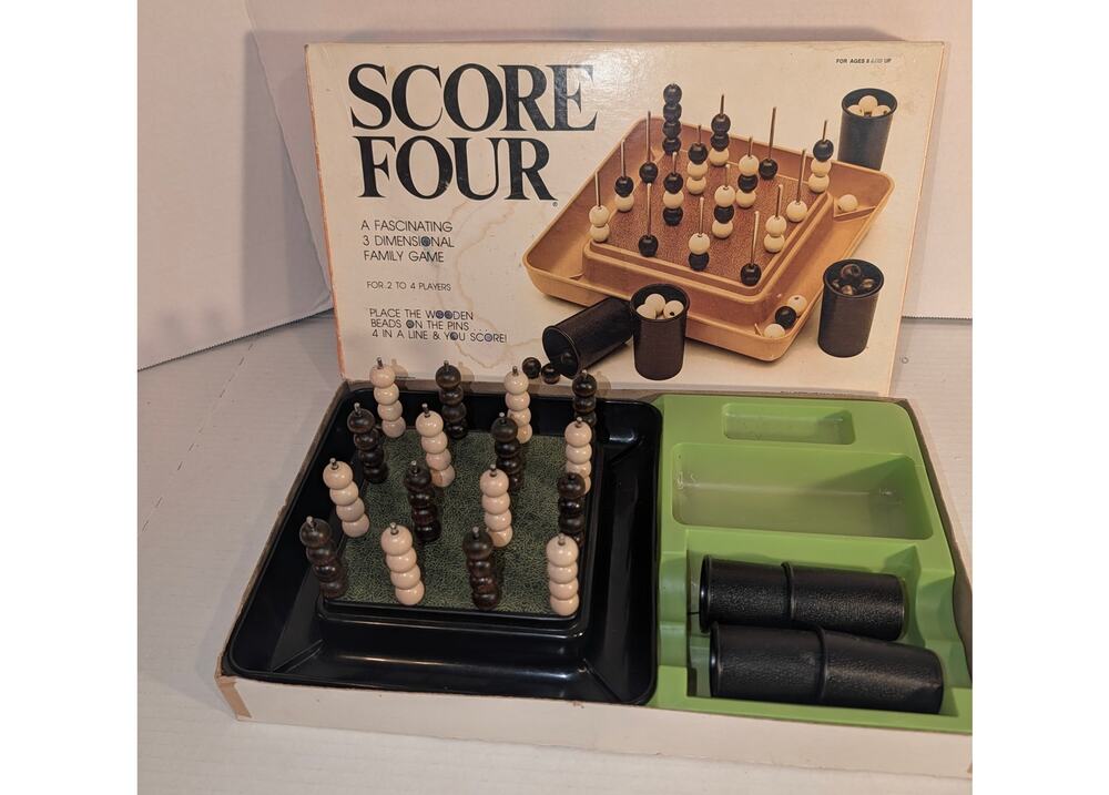 Vintage 1967 Score Four Game Lakeshore Complete